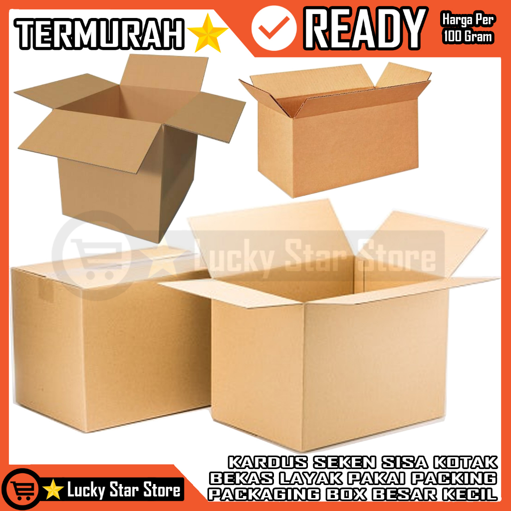 

KARDUS PACKING PINDAHAN SEKEN SISA DUS 100 GRAM KOTAK BEKAS BOX BESAR KECIL LAYAK PAKAI PACKAGING PAKET SHOPE TEBAL BOK BOKS KARTON KEMASAN PETAK PENYIMPANAN PENGIRIMAN KIRIM BARANG DOS JUMBO KARDOS DOS