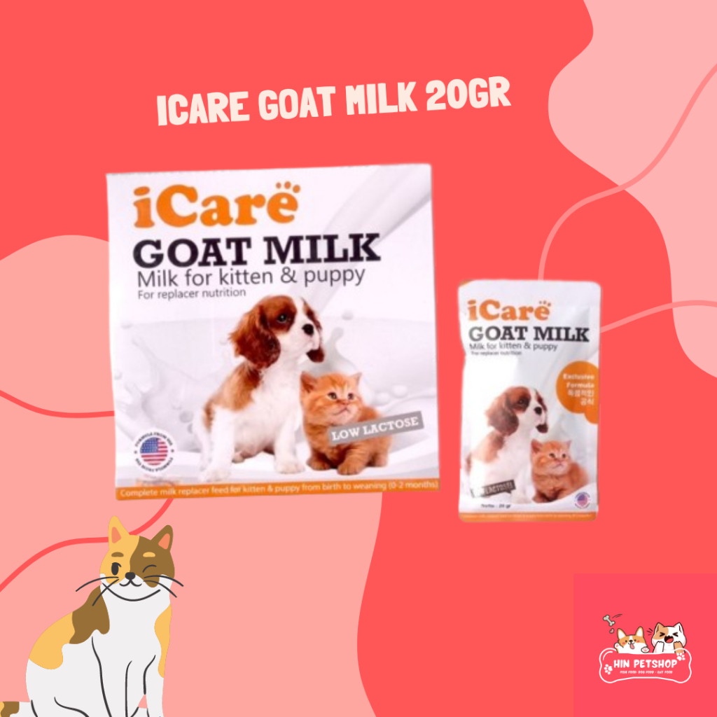 Susu Kucing Anjng - ICare Goat Milk 20gr (PCS)