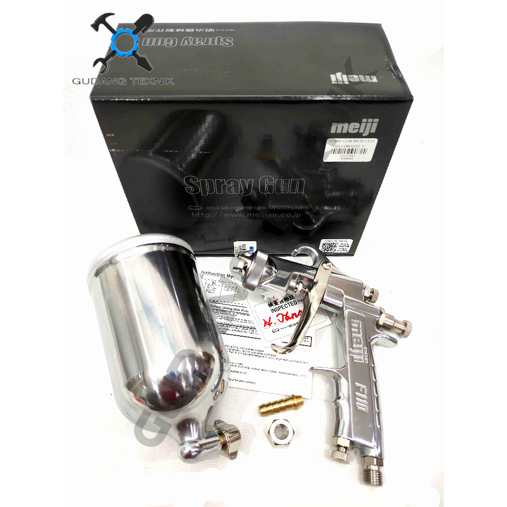 Spray Gun F110 MEIJI ORIGINAL JAPAN G13 S15 / Spray Gun Semprotan Semprot Cat Japan F110 100% Asli J