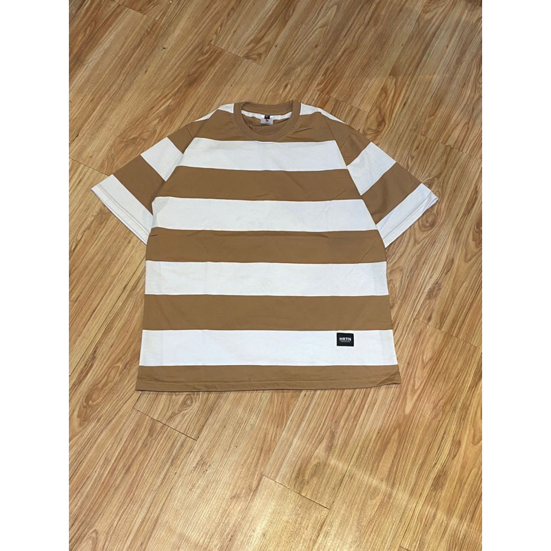 kaos stripe oversize hrtn original brand lokal