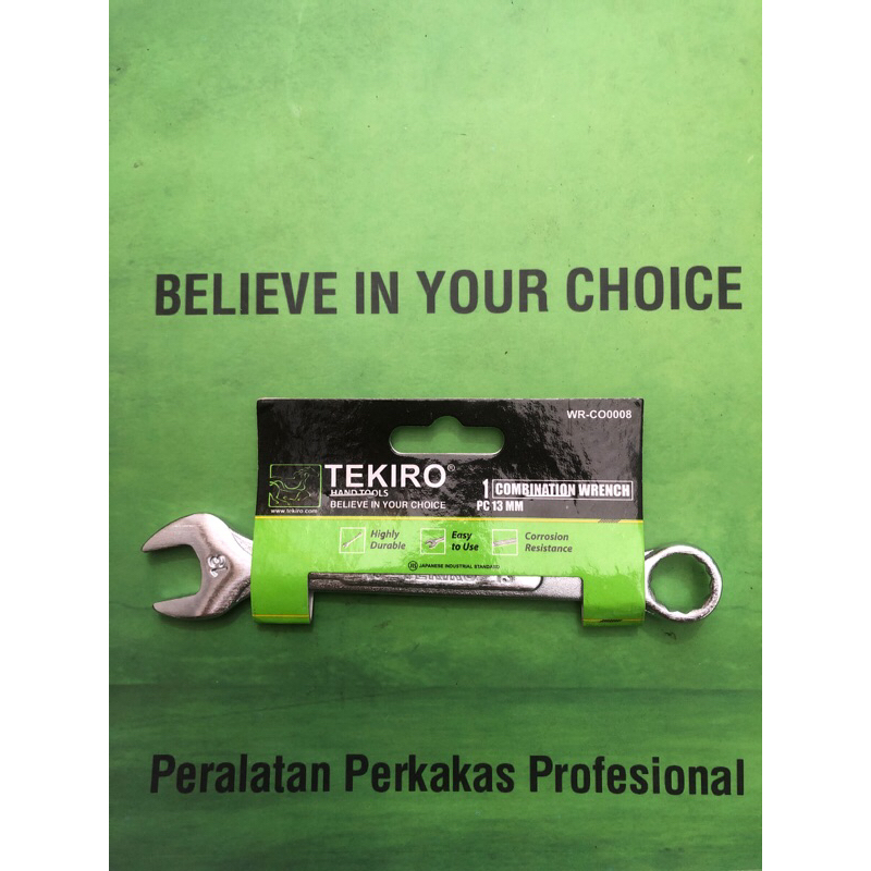 TEKIRO Kunci ring pas 13 mm / kunci ring pas Eceran / Alat bengkel