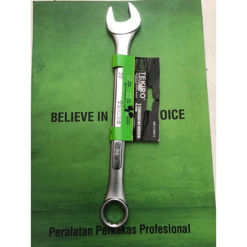 TEKIRO Kunci ring pas 20 mm / Kunci ring pas Eceran / Alat bengkel