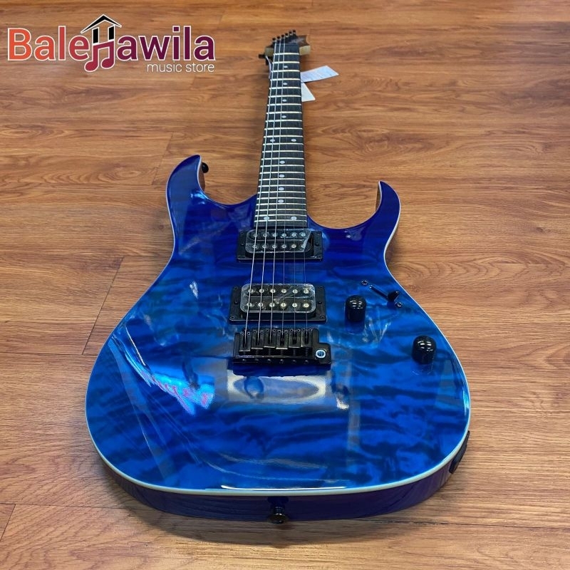 Gitar Elektrik Gitar Ibanez GRG120 QASP BGD Blue Gradiation