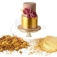 

(CKS) 8GR Edible Lustre Dust Powder Gold Silver Rose Gold Bubuk Glitter Emas BISA DIMAKAN