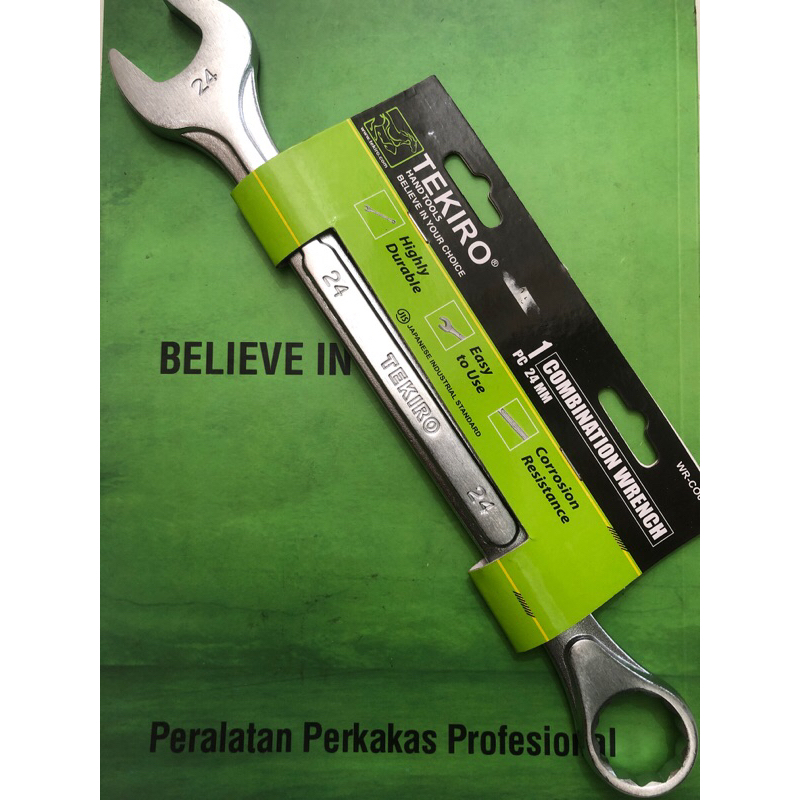 TEKIRO Kunci ring pas 24 mm / Kunci Ring pas Eceran / Alat bengkel