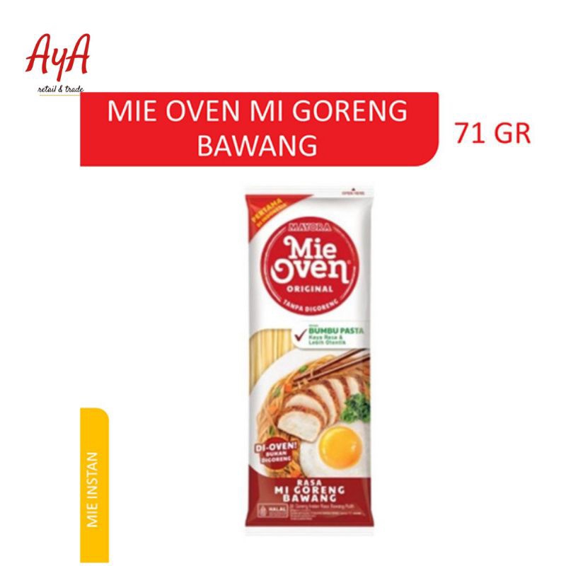 

Mie Oven Mayora Mi Goreng Bawang 71 g