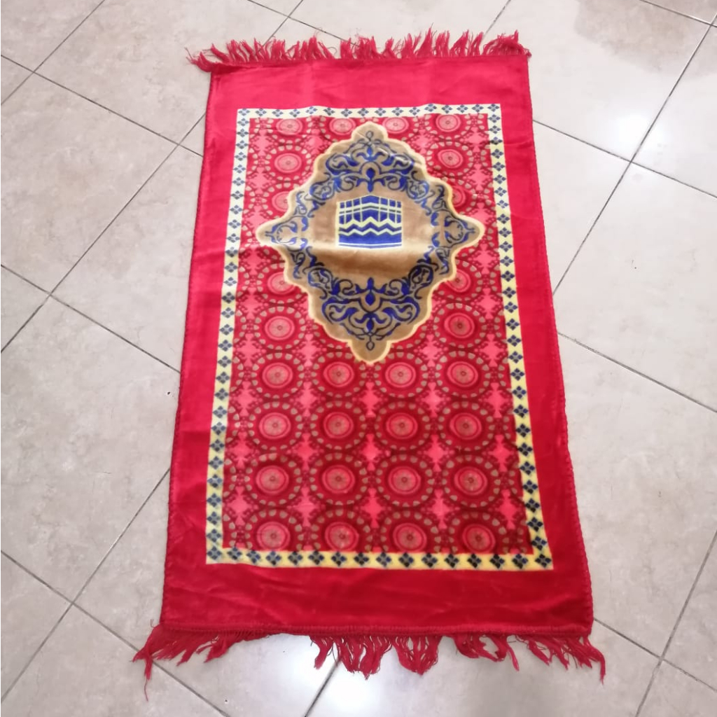 Sajadah Dewasa Motif/ Sajadah Lipat/ Peralatan Sholat