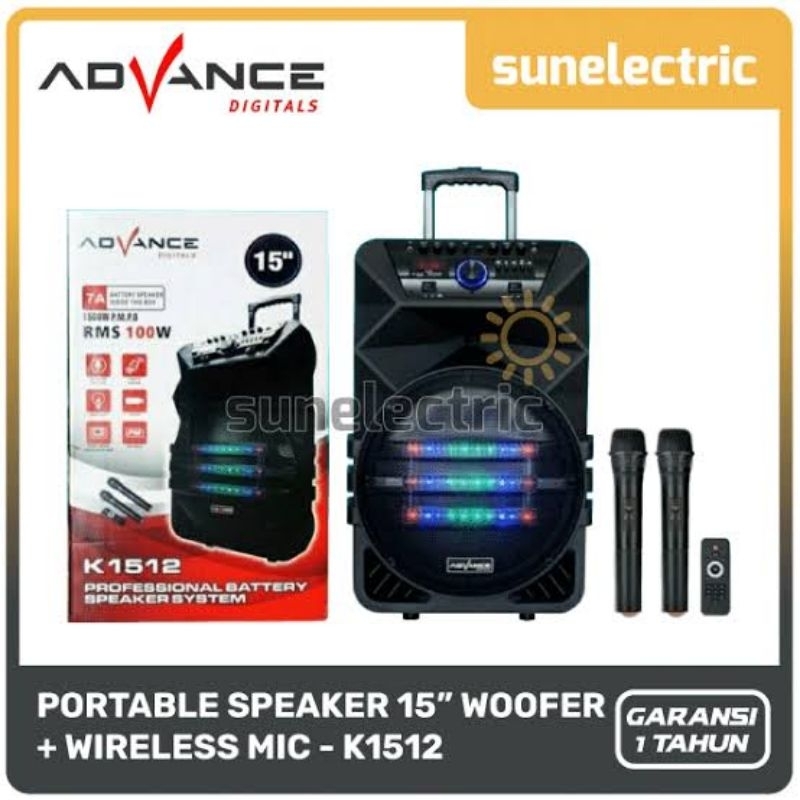 Speaker Advance K1512 portable