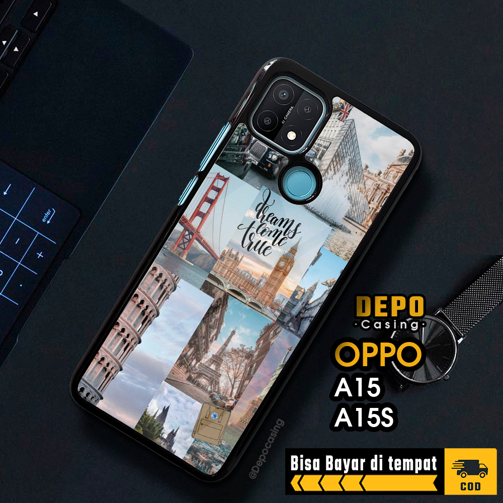 Case Oppo A15 A15S Casing Oppo A15 A15S Depo Casing [TRVL] Case Glossy Case Aesthetic Custom Case An