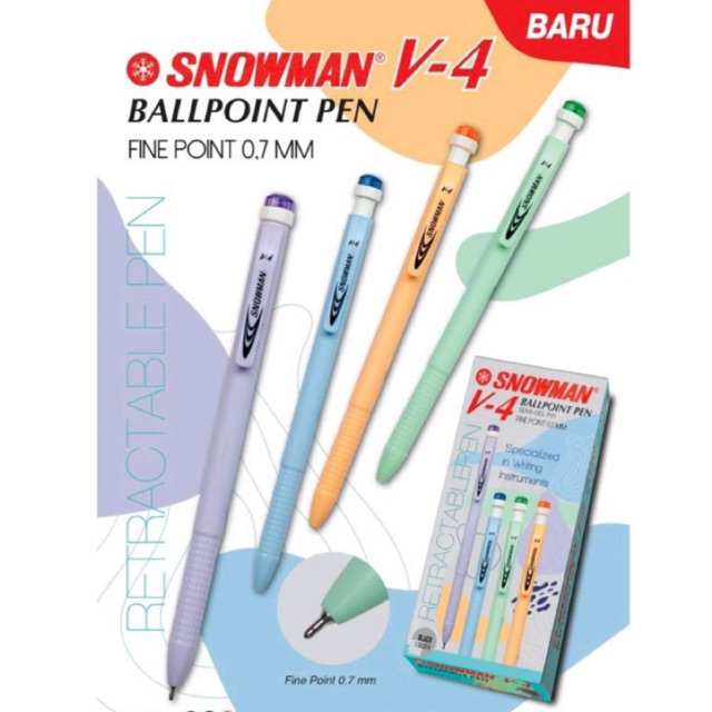 BULPOIN SNOWMAN V-4 / BULPOIN SNOWMAN / SNOWMAN V-4 /BIRU / HIJAU / ORANGE