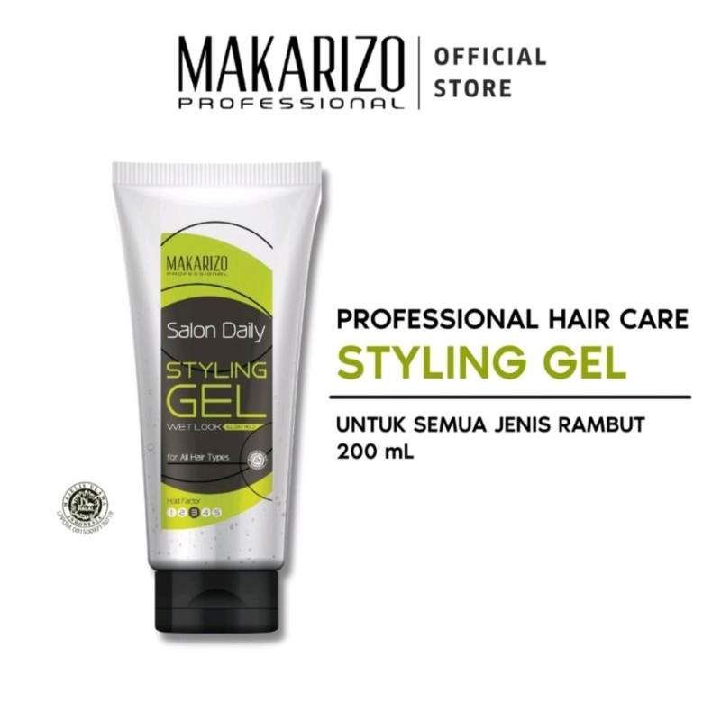 Makarizo Hair Styling Gel Wet Look