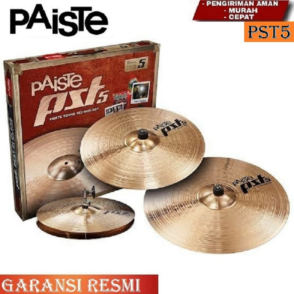 Paiste PST5 Brass Universal Cymbal Drum Set - 1 Set