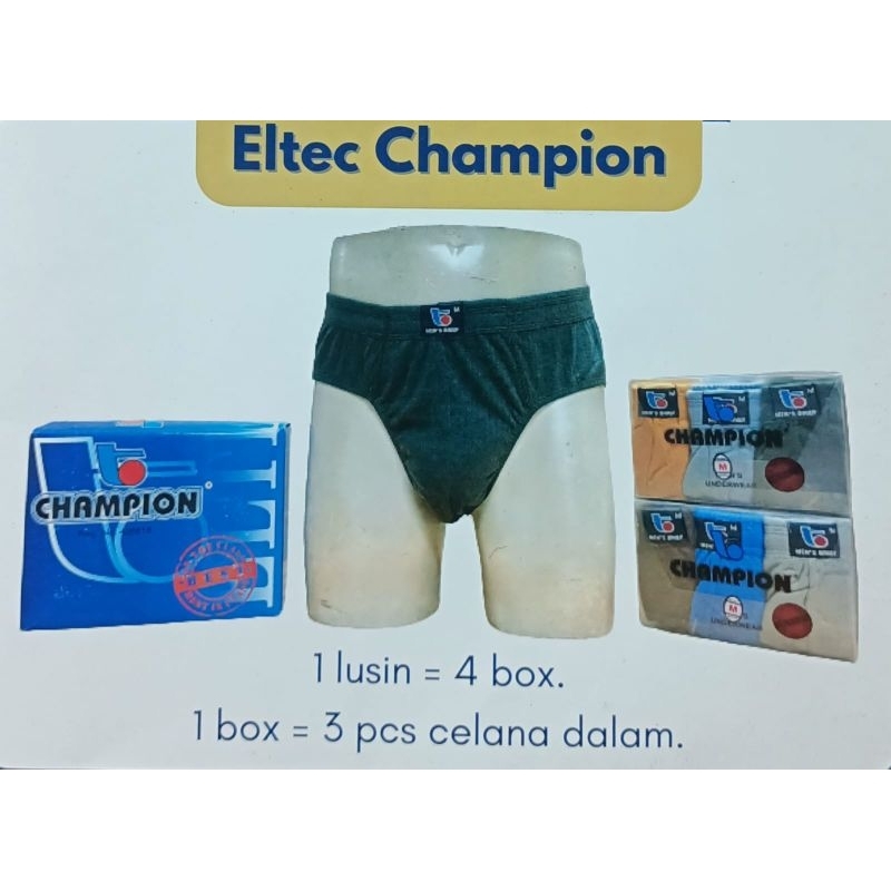 LR || Celana Dalam Pria Segitiga Eltec Champion