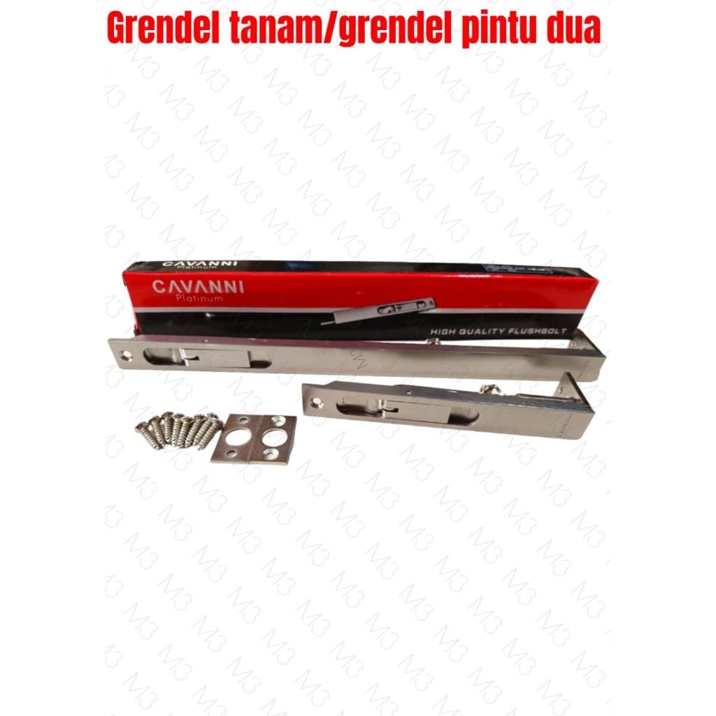 GRENDEL TANAM PINTU 6 IN + 12IN  / SELOT PINTU TANAM / GRENDEL PINTU 2 CAVANNI