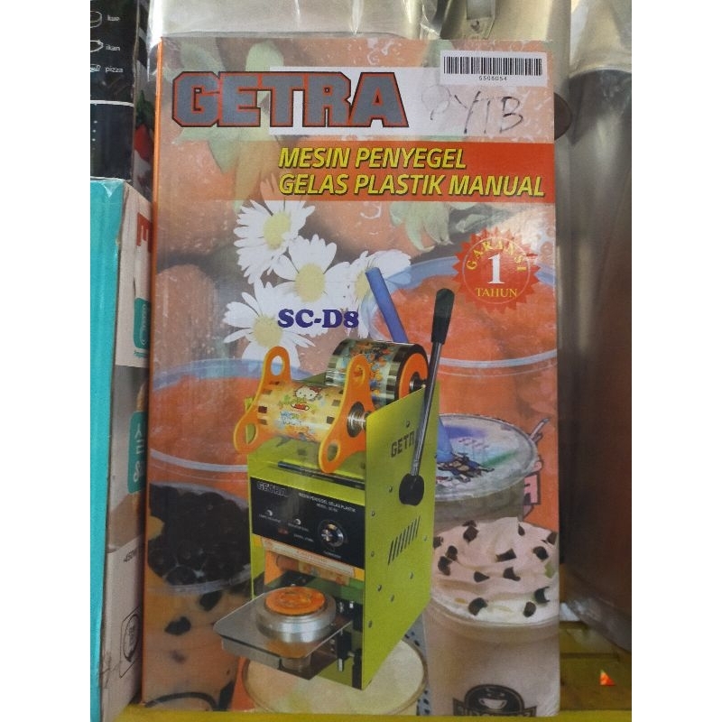 Getra Cup Sealer / Cup Sealer Getra SC-D8 / Mesin Gelas Cup / Mesin Penyegel Gelas Plastik Manual Ge