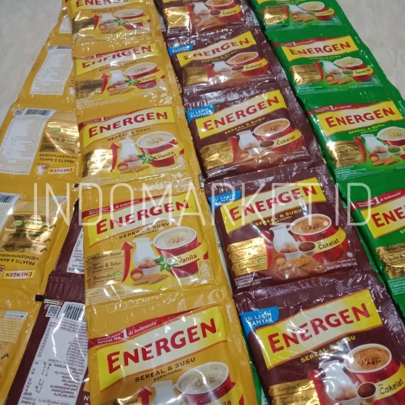 

INDOMARKET.ID / Energen renteng 34g isi 10/Energen/Energen sereal & susu/Energen sereal