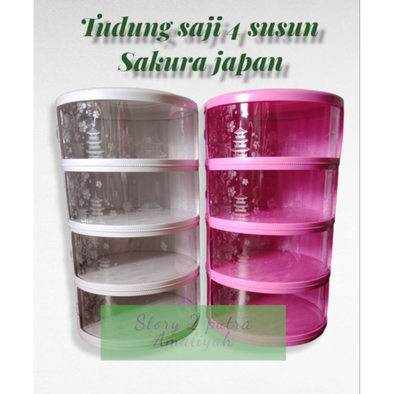 Food Storage 4 Susun / 5 Susun - Tudung Saji Susun 4 Layer