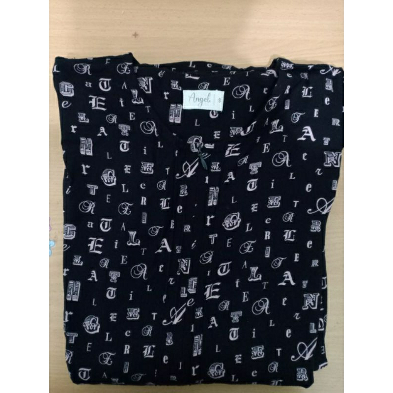 PRELOVED BELLA DRESS A LETTERS Black Pink by Atelier Angelina