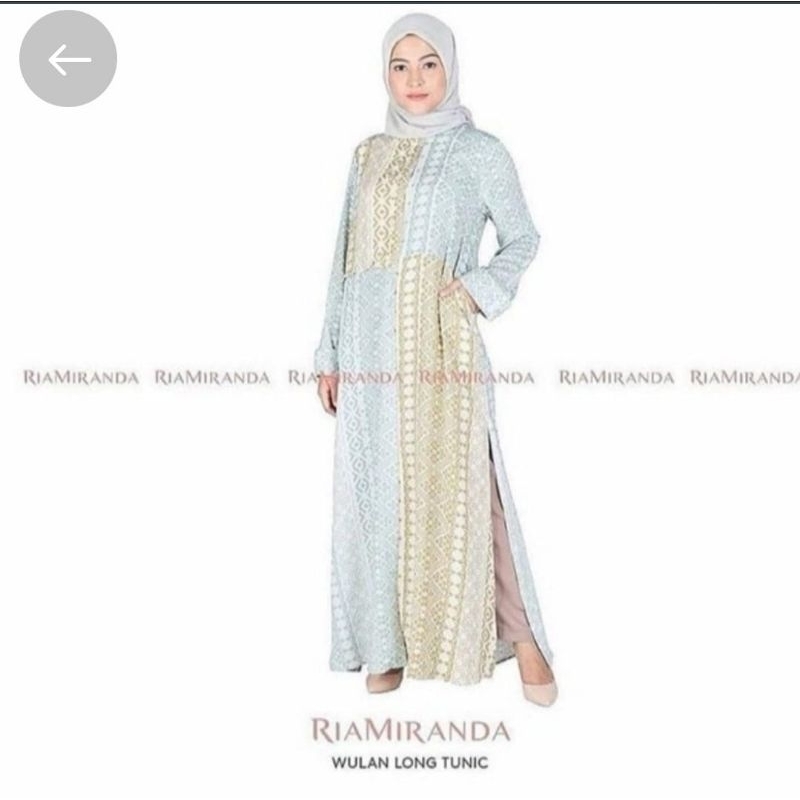 Preloved Wulan Long Tunik Ria Miranda size S