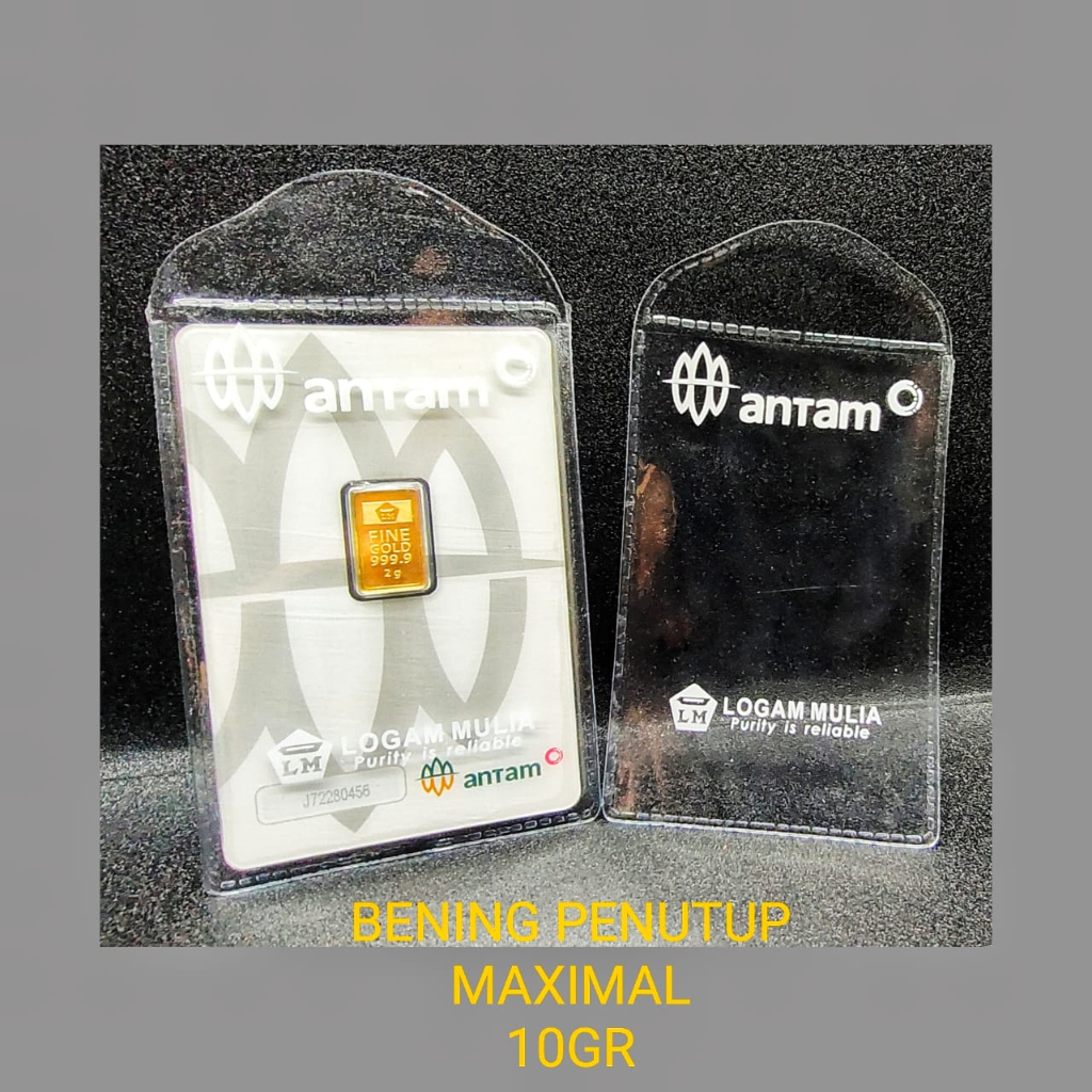 Plastik Pelindung Logam Mulia Antam Logo Antam 0,5 sampai 100gr (10pcs)