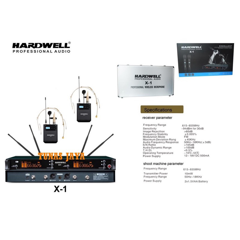 Mic Wireless HARDWELL X1 Original X 1 hardwell x1 free koper