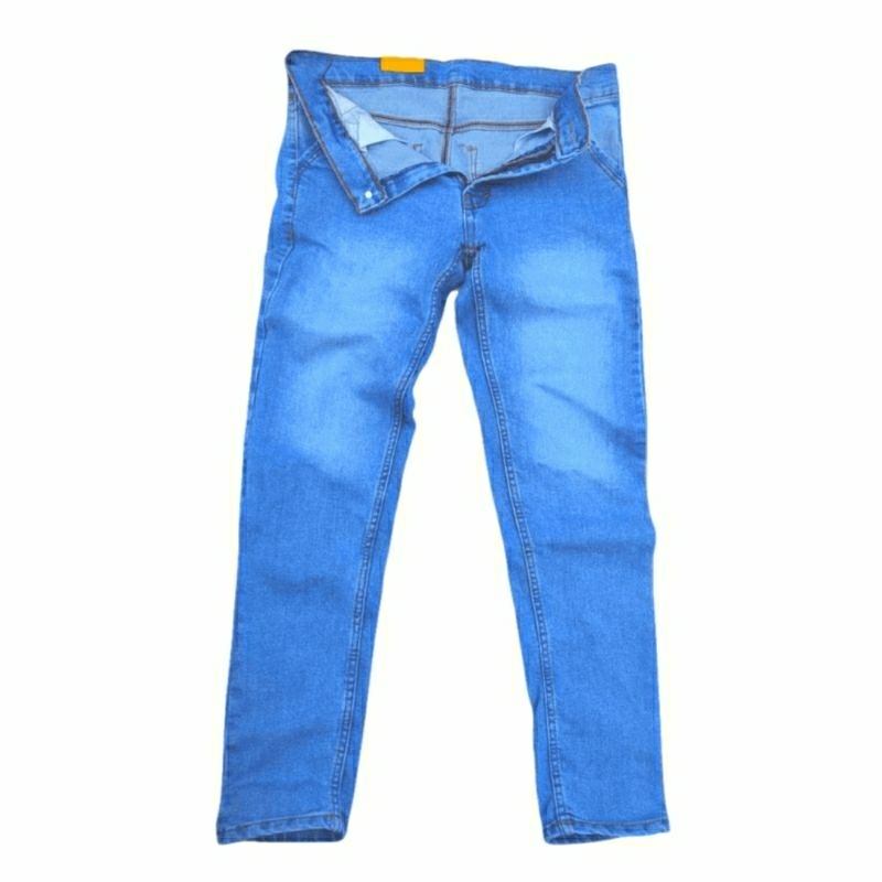 Celana Jeans Pria Panjang Cowok Skinny Slim fit Pensil Melar Bahan  Denim Stretch