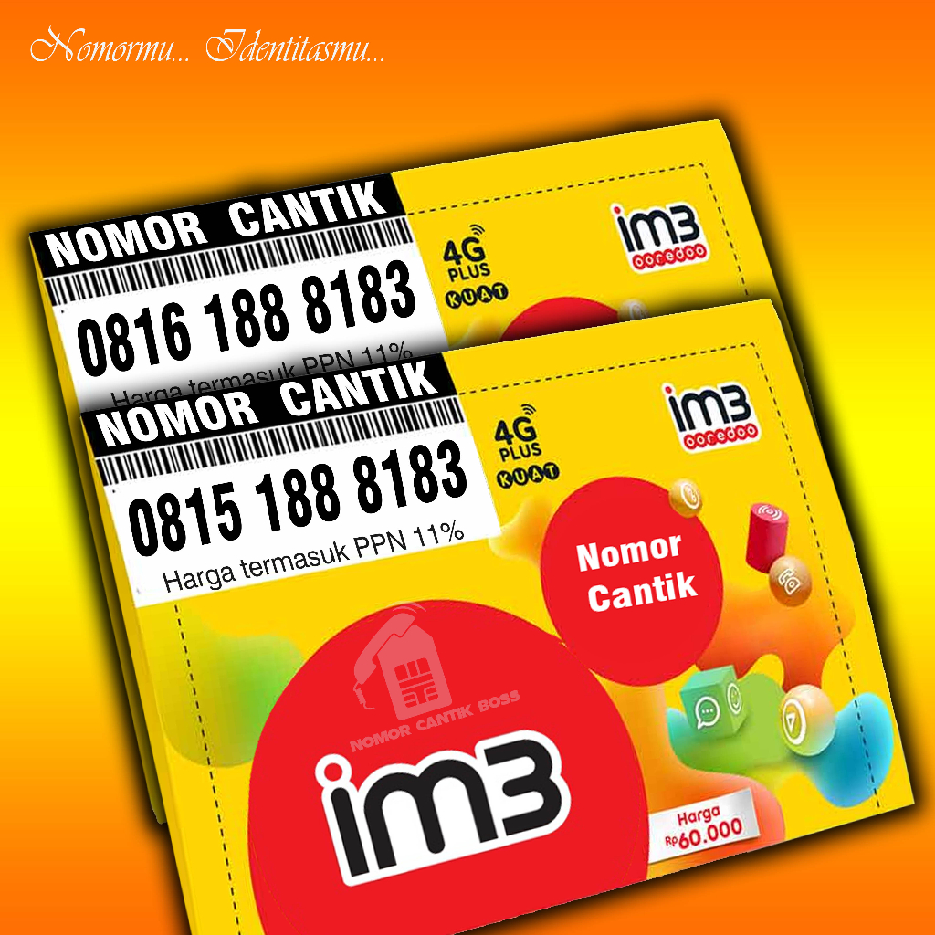 Nomor Cantik Indosat Kartu Perdana Indosat Ooredoo