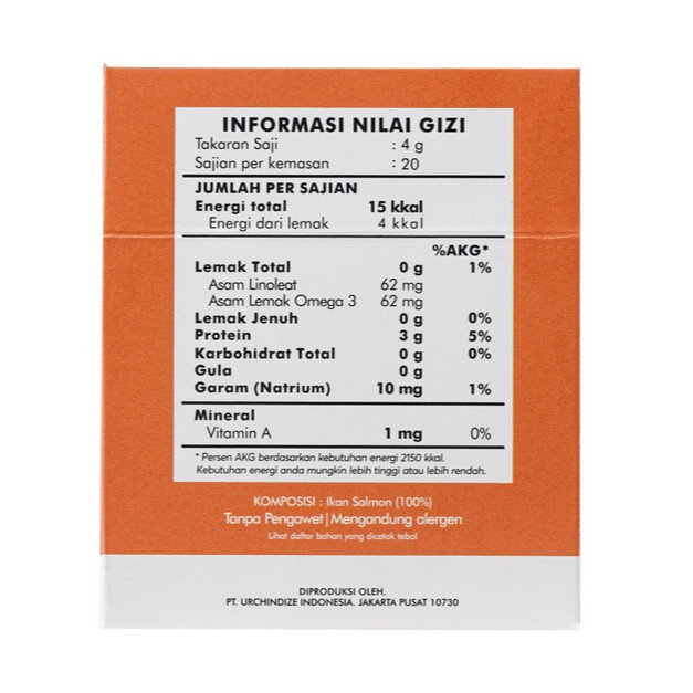 

Korzaln Crystal Of The Sea Salmon Powder - Kaldu Mpasi