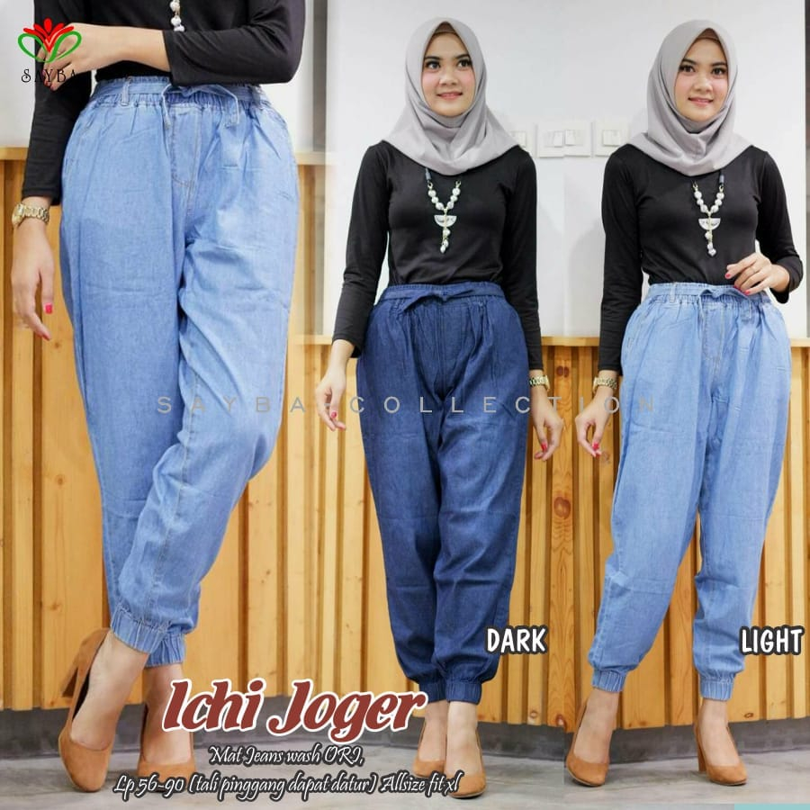 CELANA JOGER JEANS / GLORIA JOGER JEANS / JOGGER JEANS