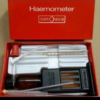 Hb sahli superior hemometer