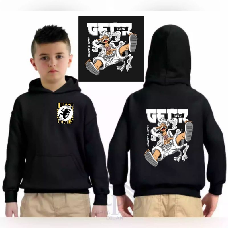 Hoodie Anak/Hoodie Dewasa/Jaket Anak/Jaket Dewasa/Sweater Anak/Sweater Dewasa/Hoodie Luffy Gear 5/Sw