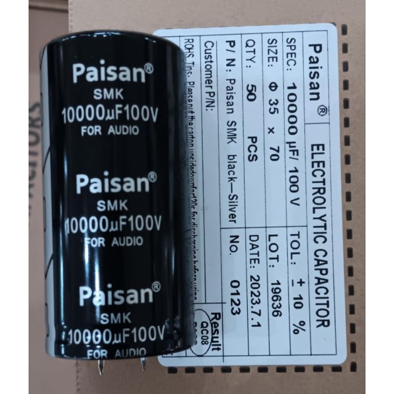 Elco 10000uf 100V PAISAN SMK ISI FULL
