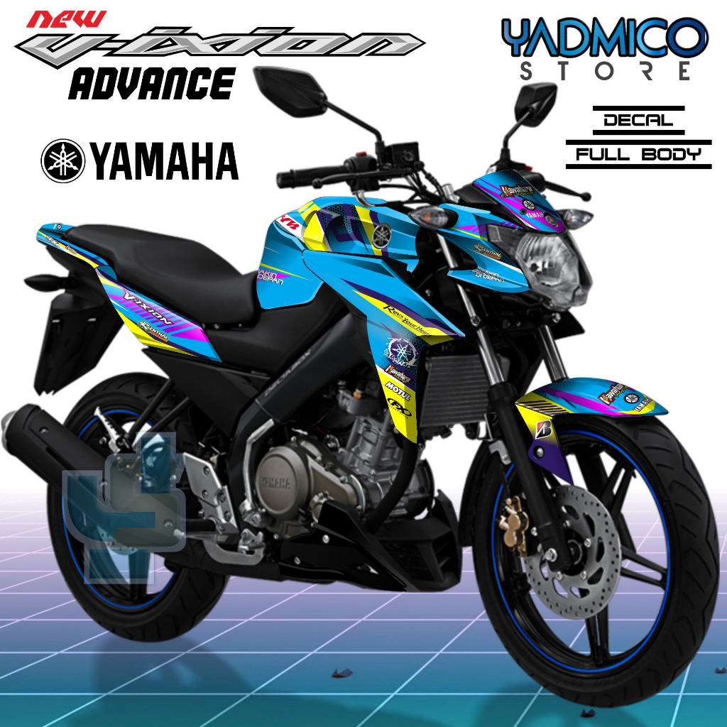 Decal Vixion Advance Full Body - Stiker Motor Vixion New Advance Full Body - Dekal Vixion NVA 2015 2