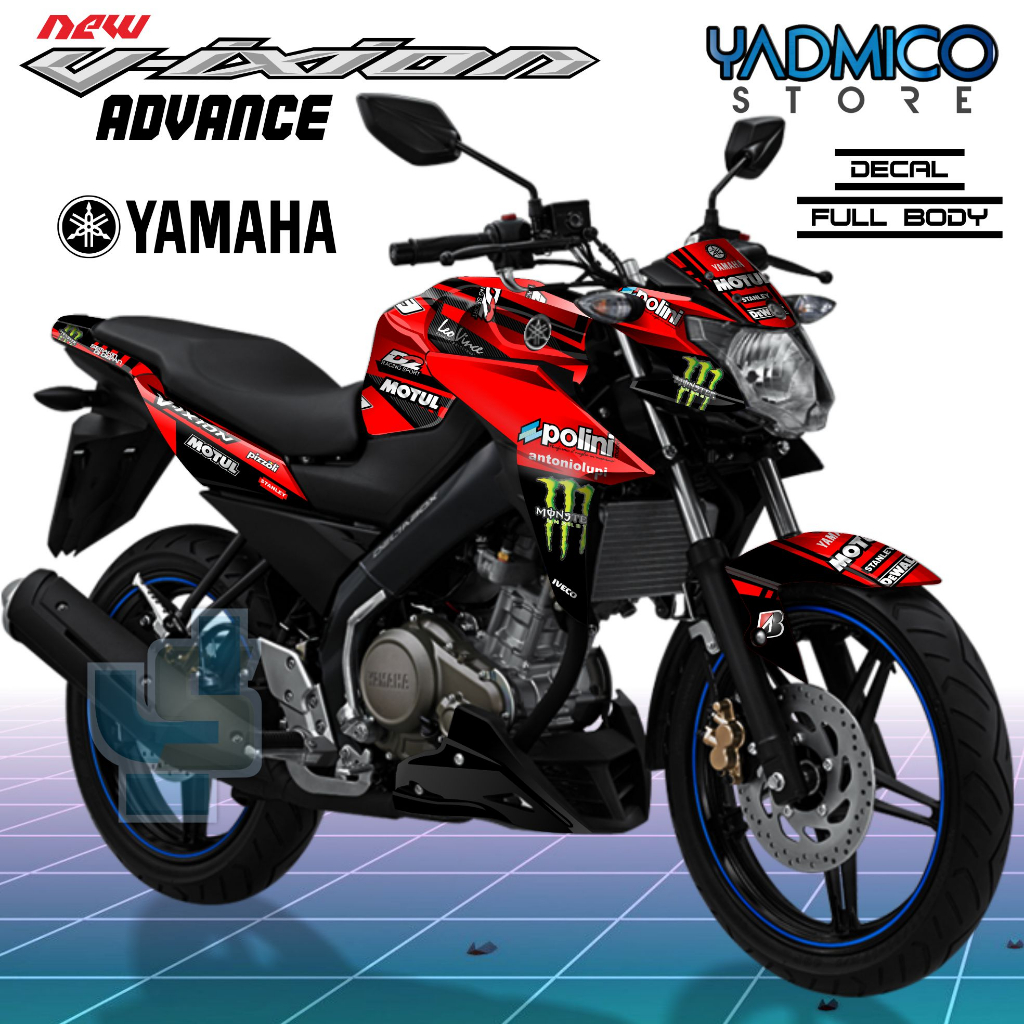 Decal Vixion Advance Full Body - Stiker Motor Vixion New Advance Full Body - Dekal Vixion NVA 2015 2