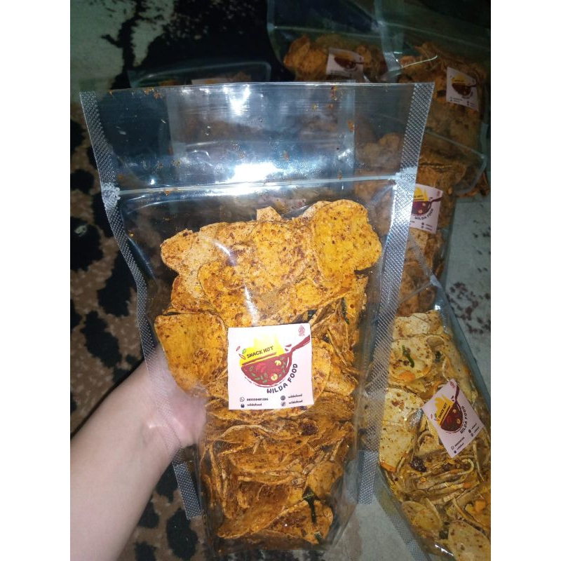

Keripikbasrengpedas 200 gr