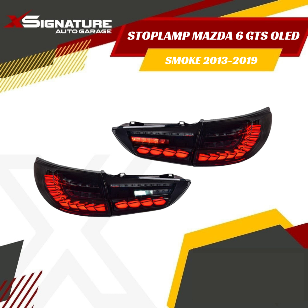 STOPLAMP MAZDA 6 SKYACTIVE MODEL DYNAMIC GTS OLED SMOKE 2013-2019