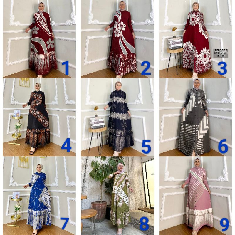 GAMIS TWIL ORI ADEM/MOTIF CANTIK/MURAH BERKUWALITAS