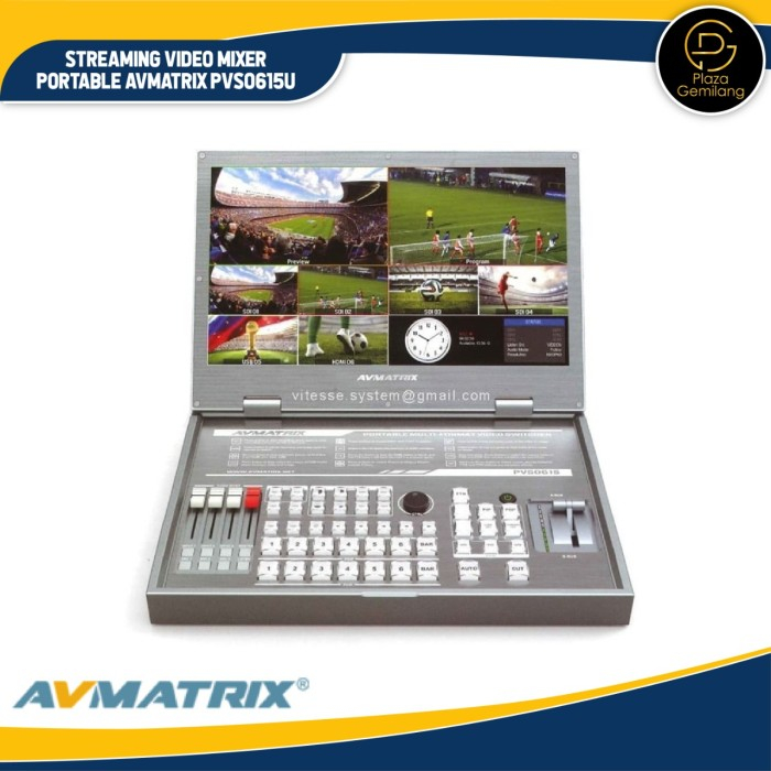 Streaming Video Mixer Portable AVMATRIX PVS 0615 U