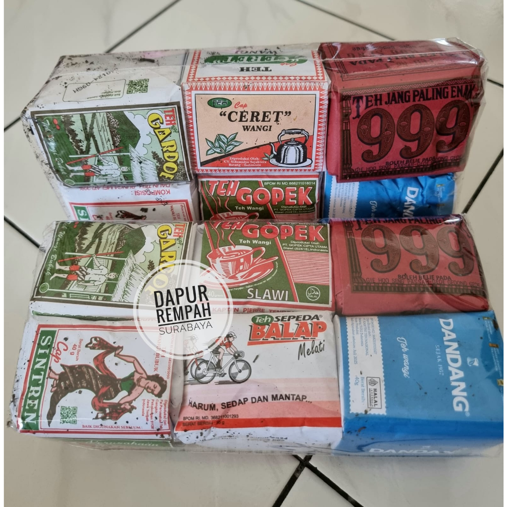 

Teh Tubruk Teh Wedangan solo paket 6 pcs kombinasi