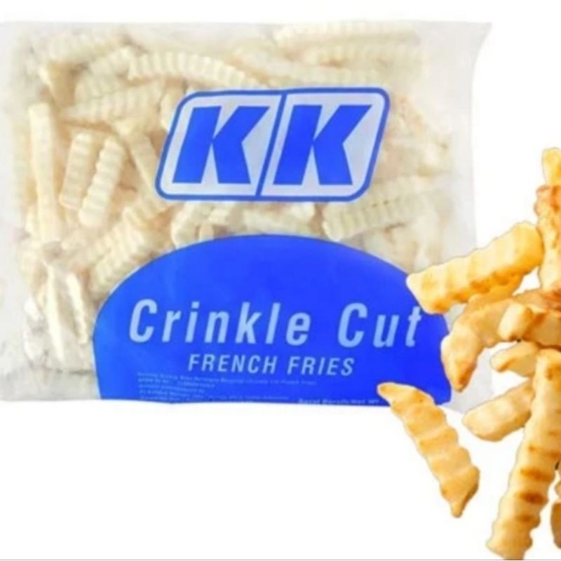 

Kentang KK Crincle Cut 1Kg Kentang Beku Berulir