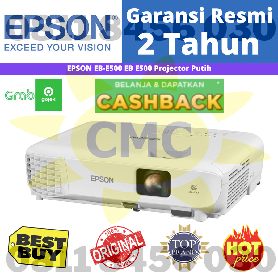 Epson EB-X500 XGA 3LCD Projector Proyektor EBX500 EBX-500 EB X500