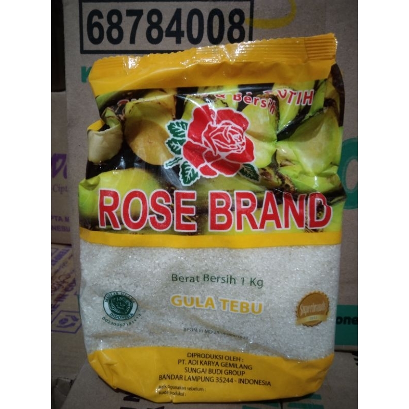 

Gula rose brand kuning manis enak isi 1 kg atau 1000 gr