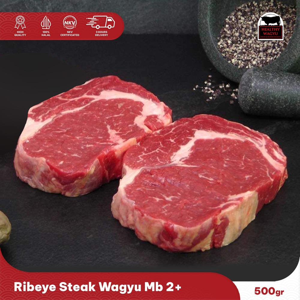 

Ribeye Wagyu/Blackangus mb 2+ 500GR Healthy Wagyu