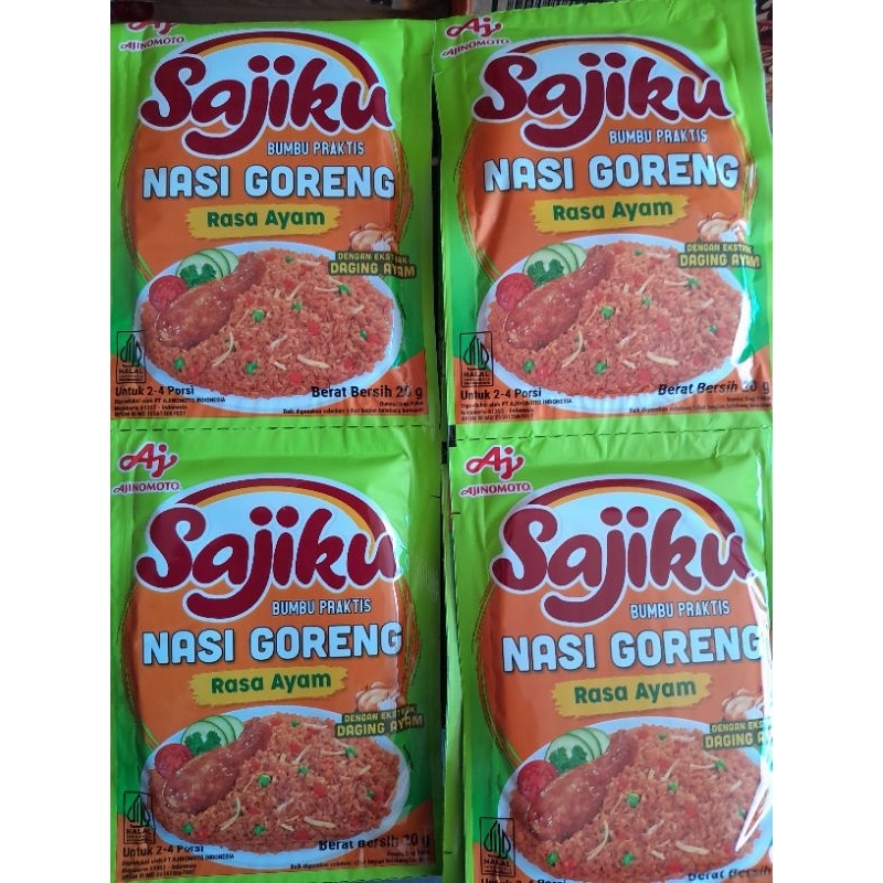 

Sajiku Bumbu Nasi Goreng Rasa Ayam 20g