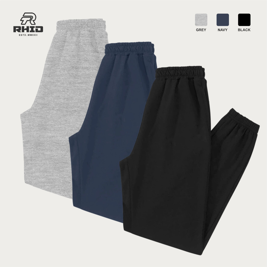 RHID - Celana Joger Pria Wanita Training Olahraga Dewasa Jumbo