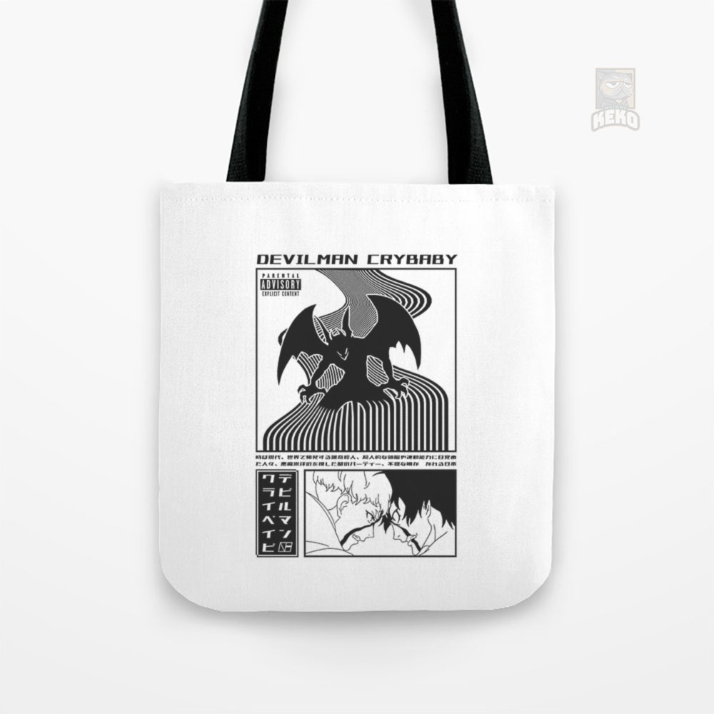 DEVILMAN CRYBABY Tote Bag Kanvas