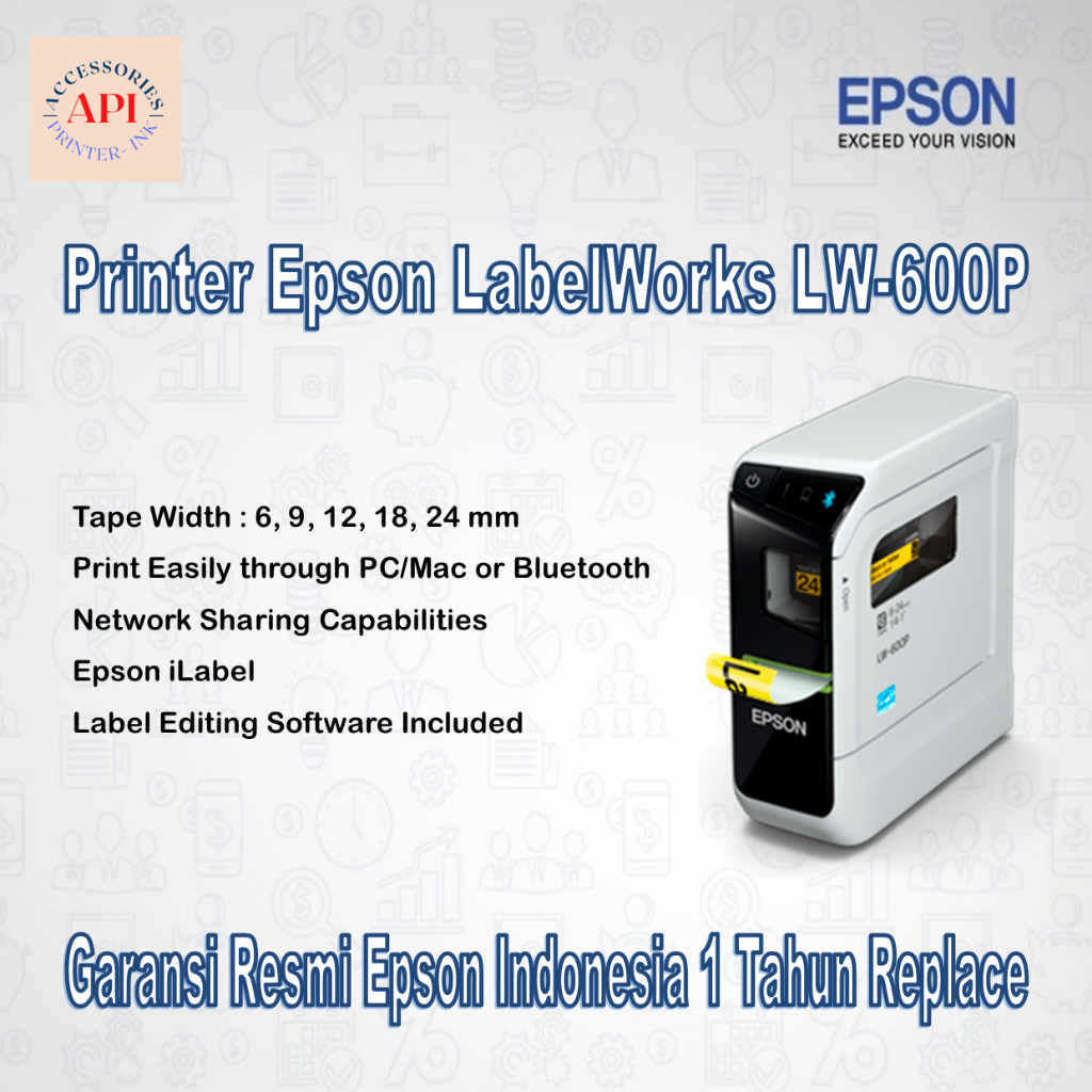 

Printer Epson LabelWorks LW-600P LW 600P LW600P Bluetooth - Printer Label