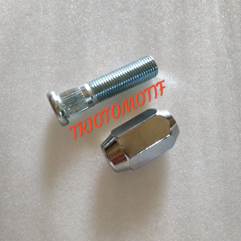 baut + mur roda racing panjang suzuki.