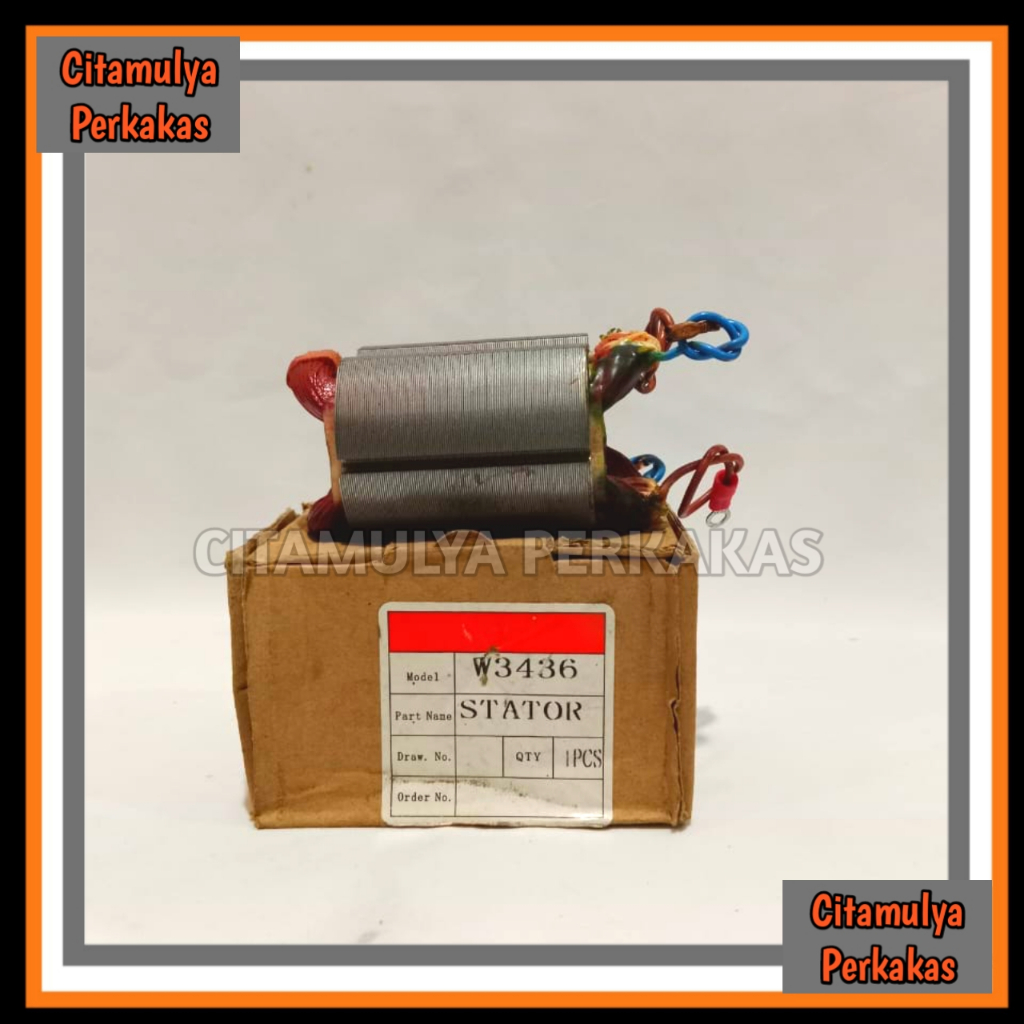 Wipro Stator W3436 / Pel / Gulungan Sepul Untuk Mesin Gerinda Wipro w3436
