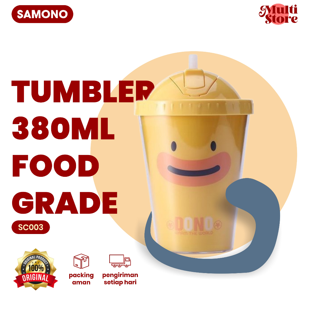 Samono SC003 Botol Minum Tumbler Lucu Karakter 380ML